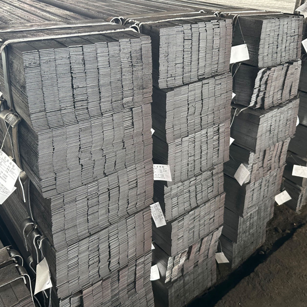 Galvanized/Black Flat Bar